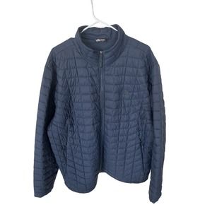 Men's The North Face Lightweight Quilted Jacket Blue XXL EUC